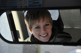 Young Airman driving military vehicle Young Airman driving military vehicle