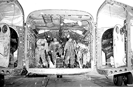 Vintage photo of Airmen